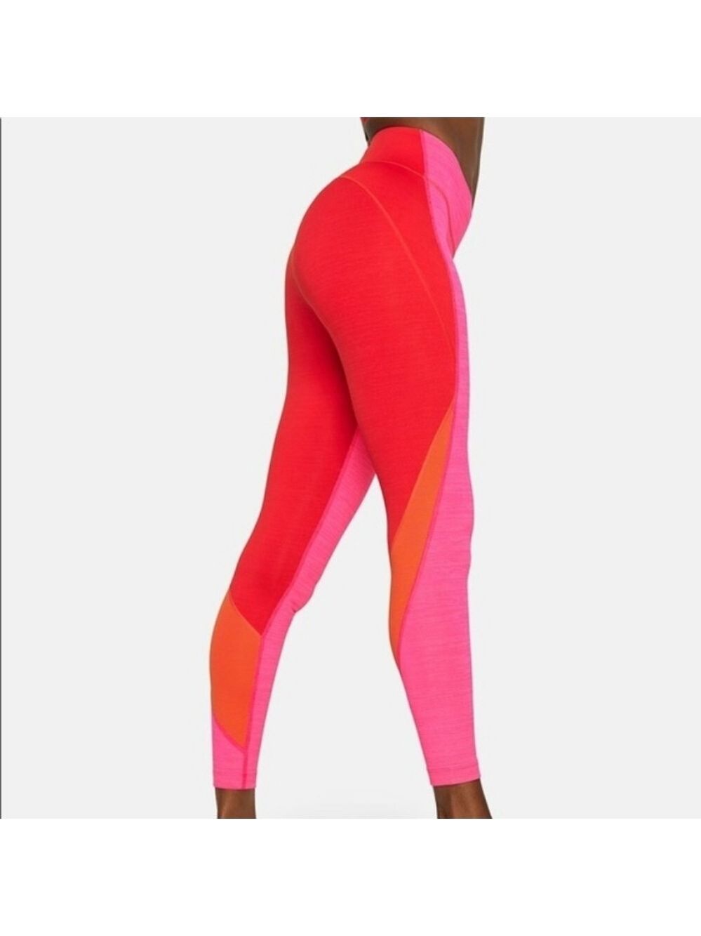 Outdoor Voices Techsweat Zoom Leggings 7/8 Length In Pink Red Size Small